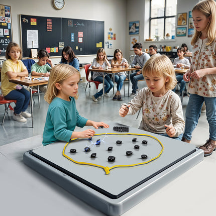MagMen MagnaStack: The Magnetic Strategy Game - Like Chess, But Way More Simple to Learn, Fun for All Ages, Fast-Paced and Tricky to Master!