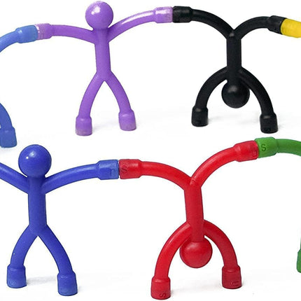 MAGMEN Magnetic Travel Toys, Stretchy, Fun, and Educational Fidget Toys for Kids and Adults Ages 3 and Up Pack of 10 Solid