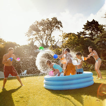 MagMen Aquabombs: Reusable Magnetic Water Balloon Bombs (10-Pack) - Fast Easy Fill, No Mess, Secure Snap Close for Kids and Adults Outdoor Play, Summer Fun