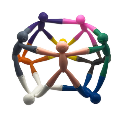 MagMen Magnetic Travel Toys: Stretchy, Fun, and Educational Fidget Toys for Kids and Adults Ages 3 and up 10 Opaque